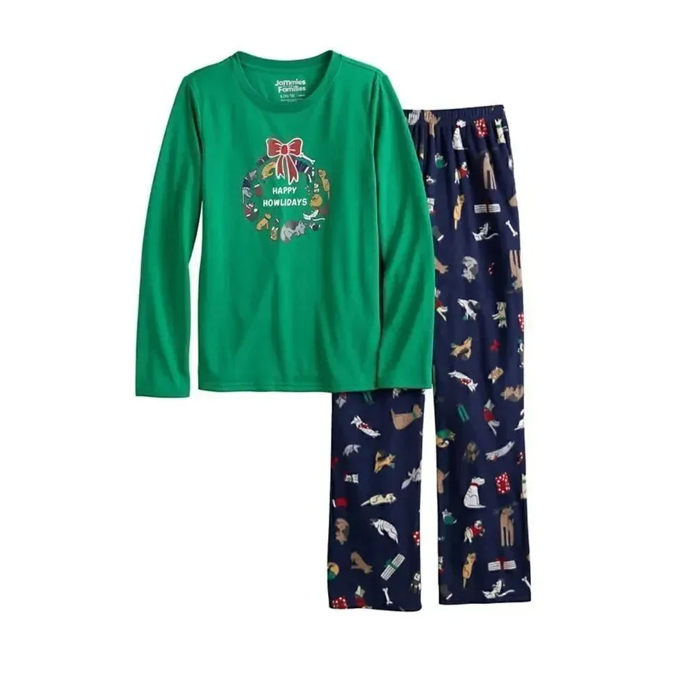 Jammies For Your Families Boys Size 6 Happy Howlidays Pajama 2 Piece Set
